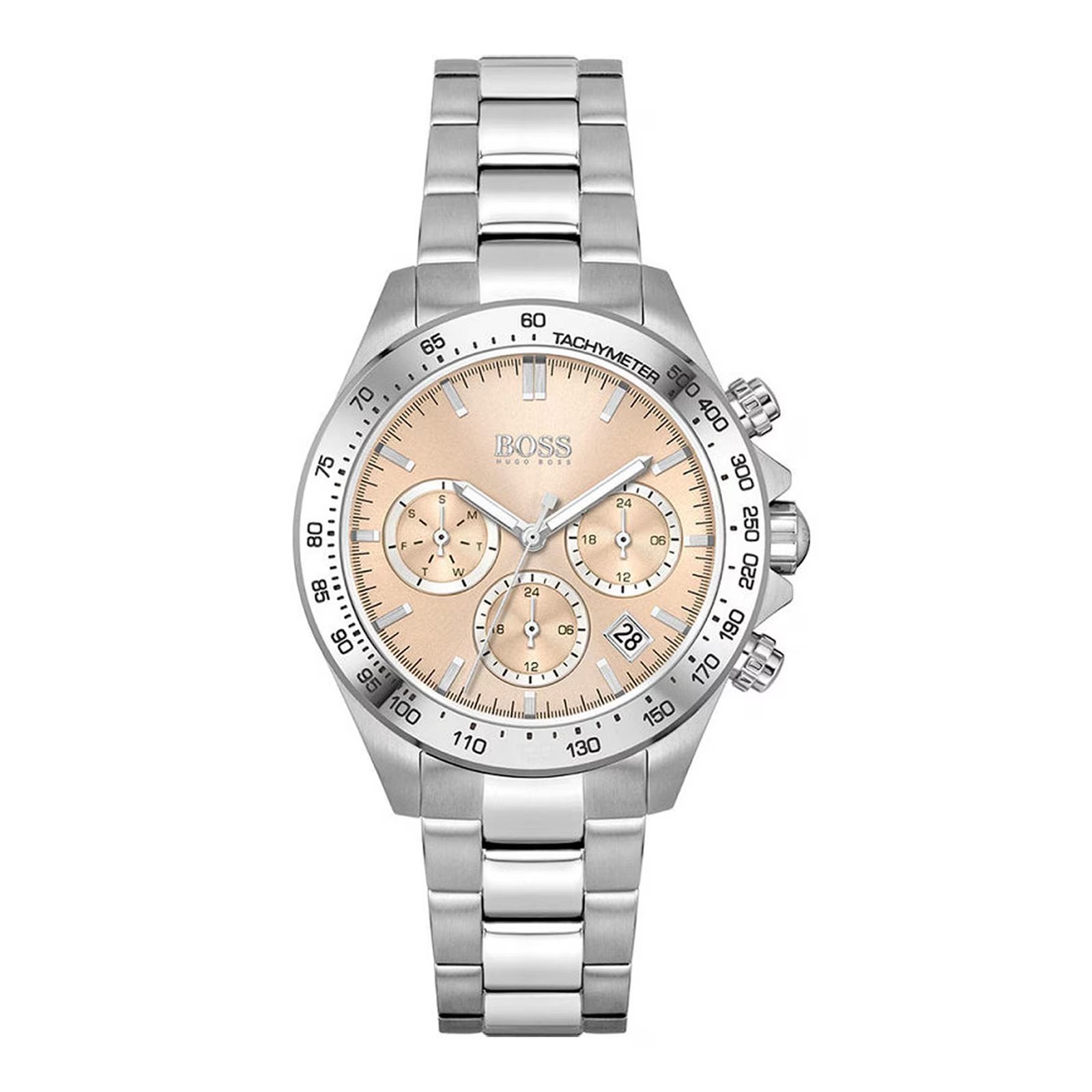 Novia Stainless Steel Watch with Champagne Dial - 1502615